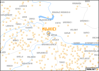 map of Mujkići