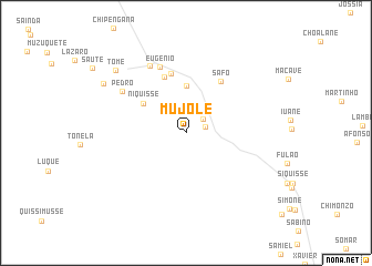 map of Mujole