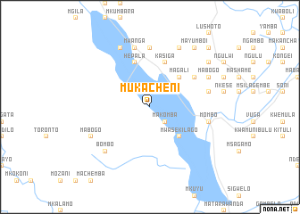 map of Mukacheni