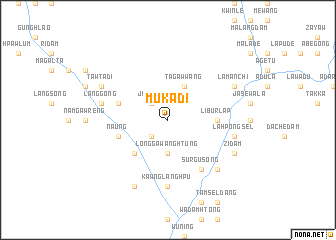 map of Mukadi