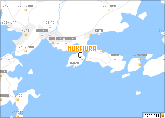 map of Mukaiura