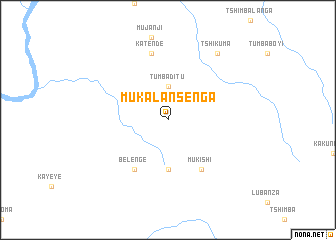 map of Mukala-Nsenga