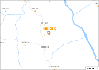 map of Mukala