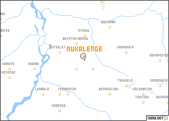 map of Mukalenge
