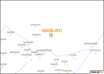 map of Mu Kalinzi