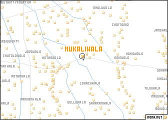 map of Mukaliwāla