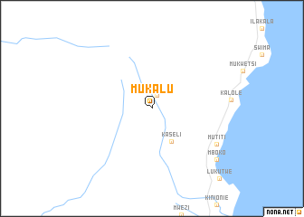 map of Mukalu