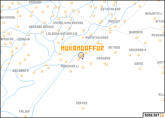 map of Mukam Daffur