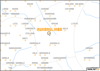 map of Mukamulimba