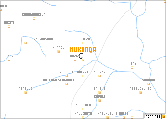 map of Mukanda