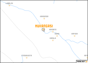 map of Mukangasi