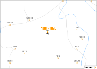 map of Mukango