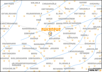 map of Mukanpur