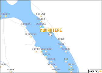 map of Mukantere