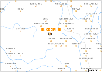 map of Mukapembi