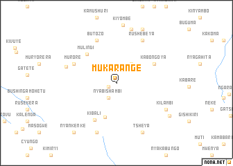 map of Mukarange