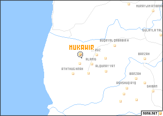 map of Mukāwir
