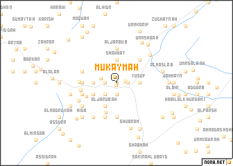 map of Mukaymah