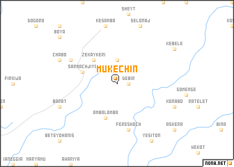 map of Mukʼe Chʼin