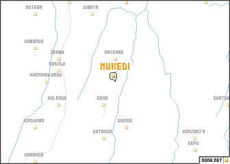 map of Mukedi