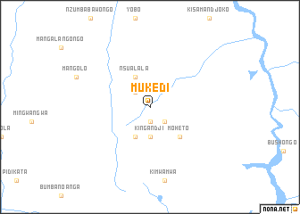 map of Mukedi