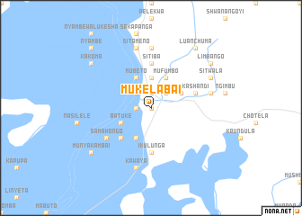 map of Mukelabai