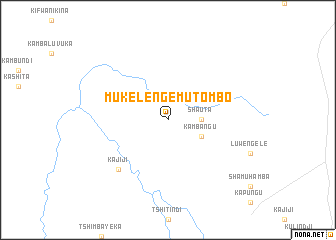 map of Mukelenge-Mutombo