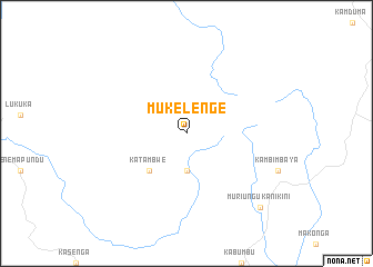 map of Mukelenge