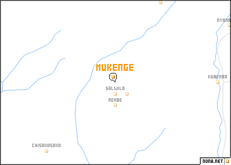 map of Mukenge