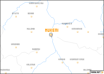 map of Mukeni