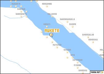 map of Mukete