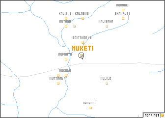 map of Muketi