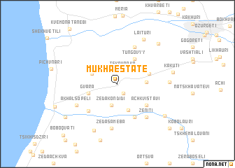 map of Mukhaestate