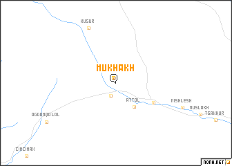 map of Mukhakh