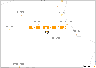 map of Mukhamet-Sharipovo