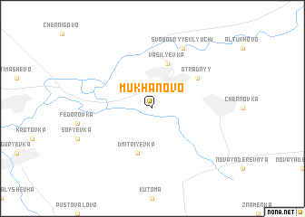 map of Mukhanovo