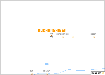 map of Mukhar-Shiber