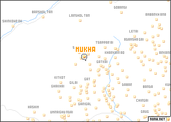 map of Mukha