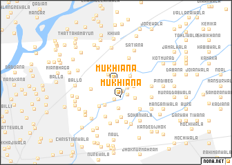 map of Mukhiāna