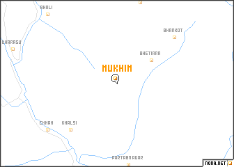 map of Mukhīm