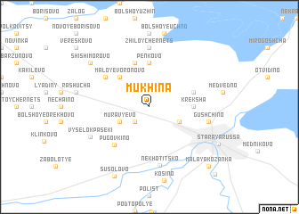 map of Mukhina