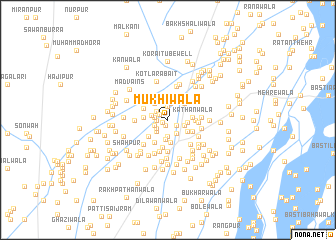 map of Mukhīwāla