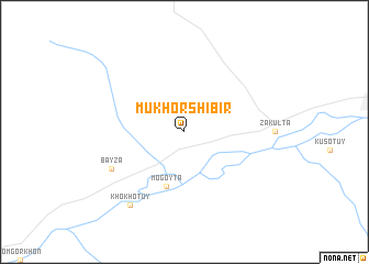 map of Mukhor-Shibir\