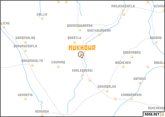map of Mūkhowr