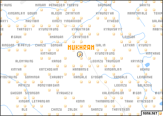 map of Mukh Rām