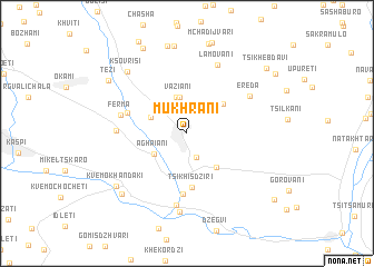 map of Mukhrani