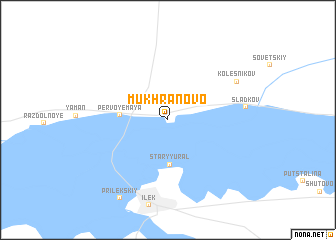 map of Mukhranovo