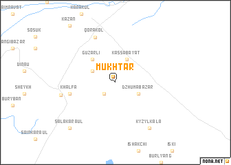 map of Mukhtar