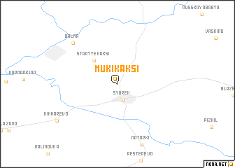 map of Muki-Kaksi