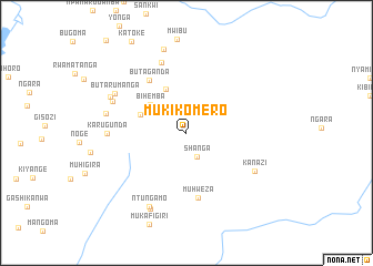 map of Mu Kikomero